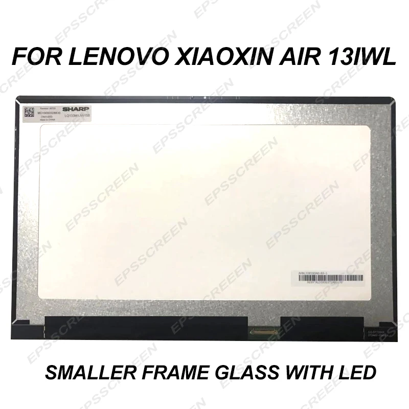 Ips FHD новая Замена для LENOVO XIAOXIN AIR 13 IWL экран меньшая рамка Глянцевая с светодиодный ЖК-дисплей без сенсорной панели