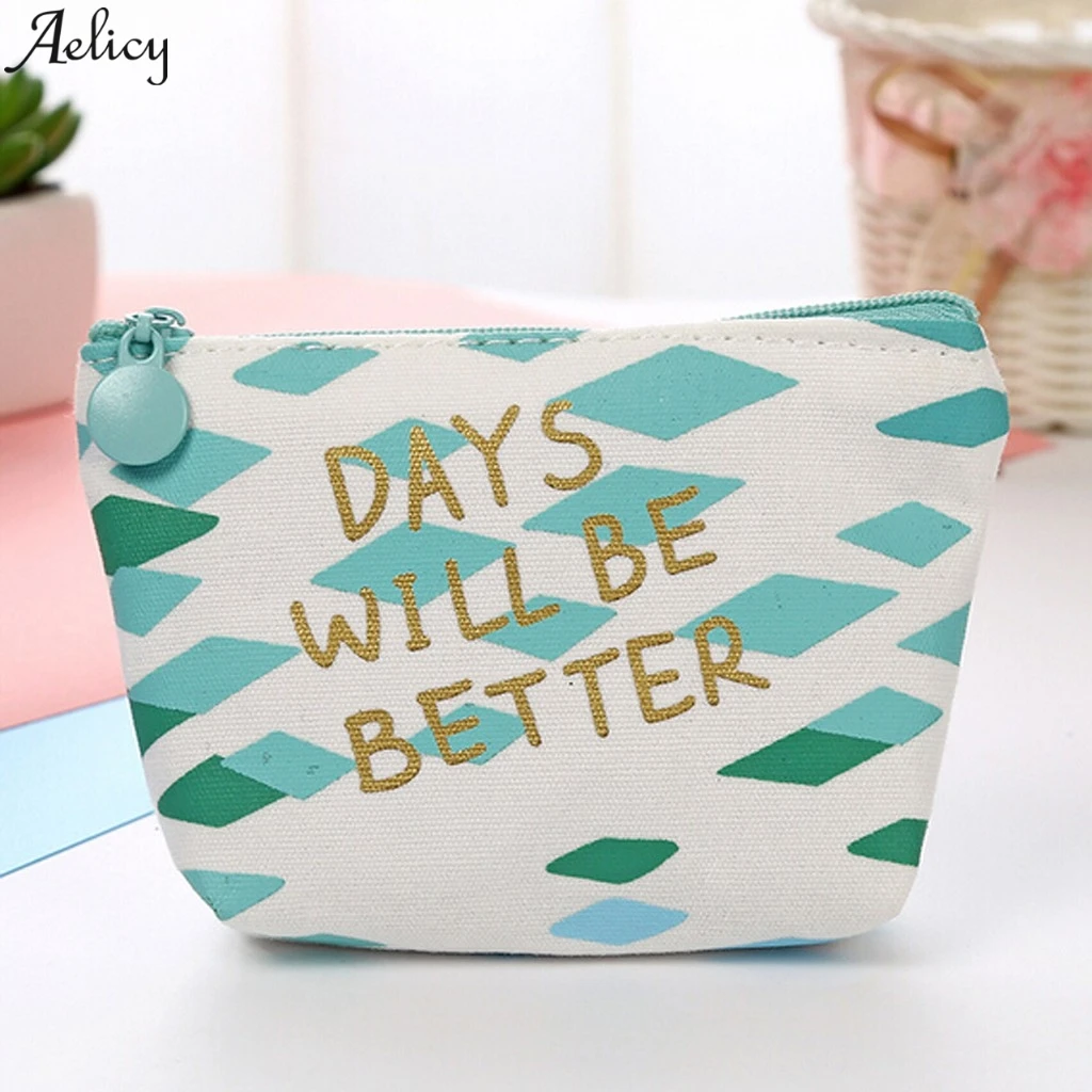 Aelicy, милый кошелек для монет для девочек, кошелек с принтом для девочек, Женский мини-кошелек на молнии для детей, милые кошельки для монет для девочек
