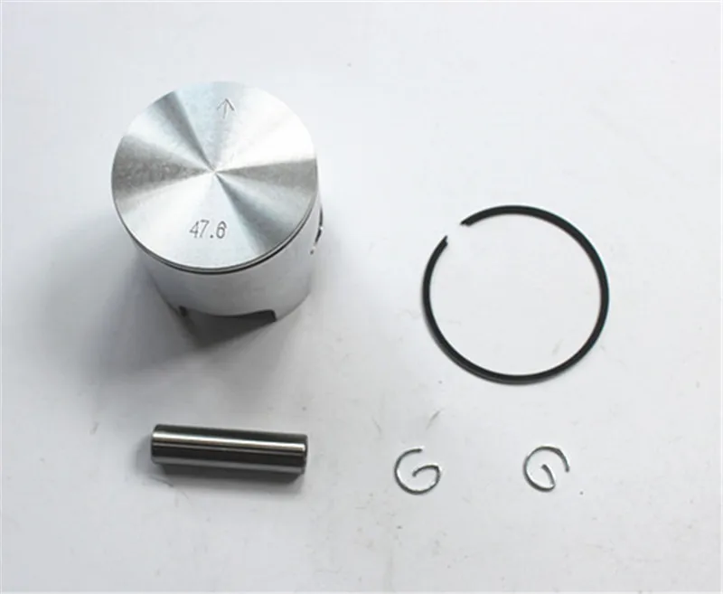 

47.6mm Piston Kits With Pin For Yamaha jog 50 Jog50 Motorcyle Cylinder Dia=47.6mm, Minarelli Jog Cylinder Dia=47.6mm Pin=10mm