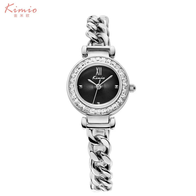 

2017 Kimio Luxury Fashion Women's Watches Quartz Bracelet Wristwatches Twisted Design Diamond Women Ladies Watches Hours