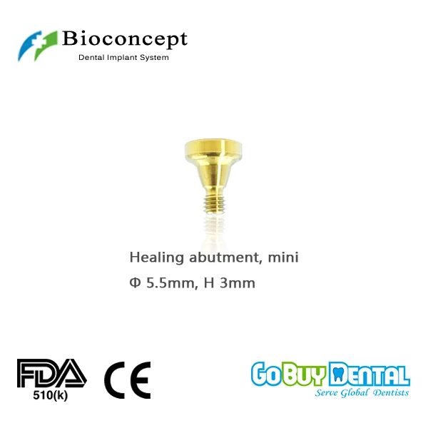 Osstem TSIII&ampHiossen ETIII Compatible Bioconcept Hex Mini healing abutment D5.5mm height 3mm(323310) | Красота и здоровье