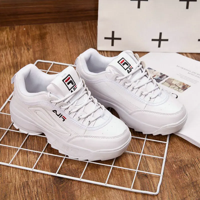 

Plus Size 35-41 Women's Vulcanize Shoes Lady Casual White Shoes Women Sneaker Leisure Thick Soled Shoes Flats Zapatos De Mujer