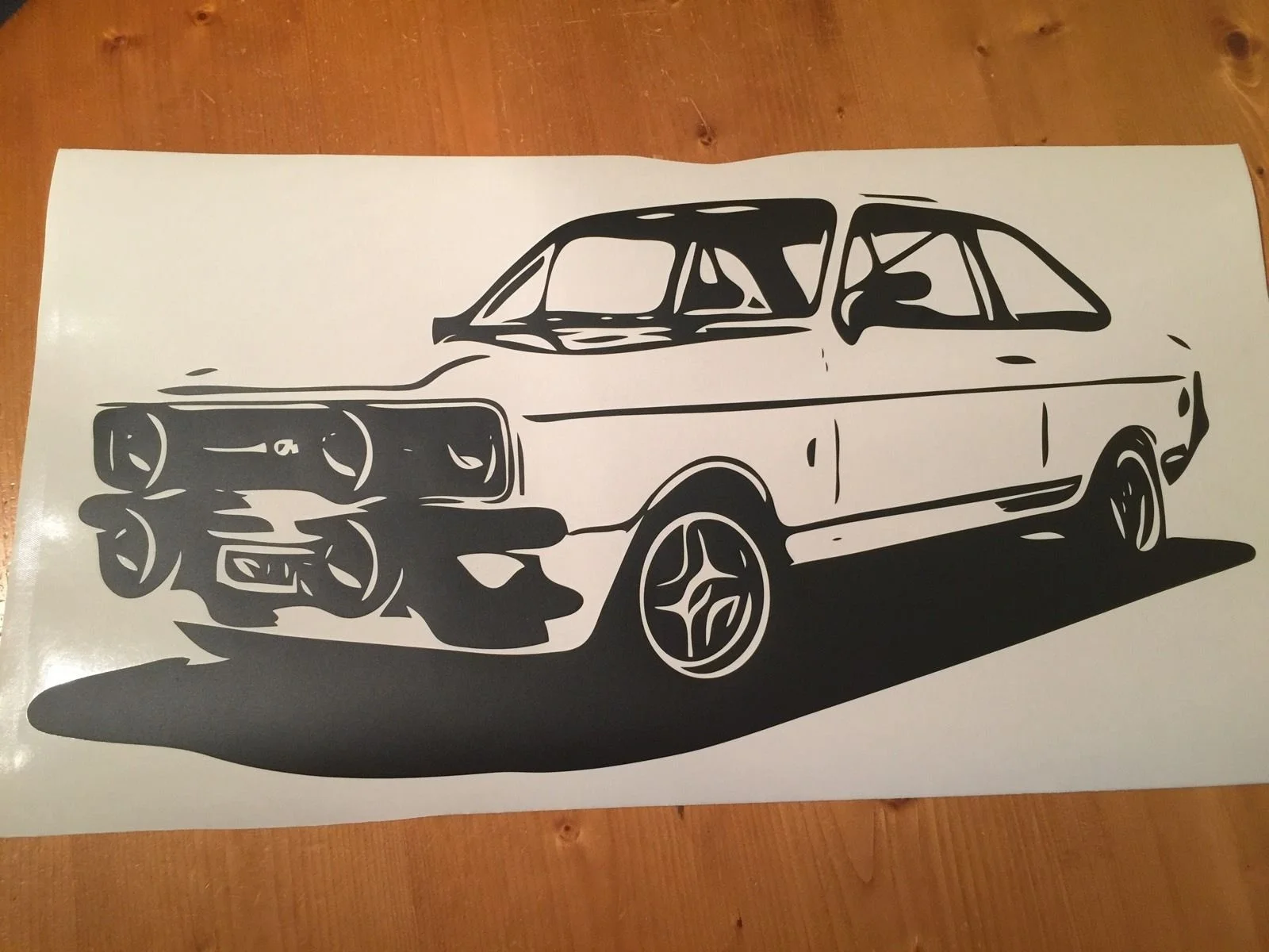 

For Ford Escort Mk2 RS2000 Massive Wall Art Vinyl Sticker Various Sizes