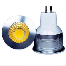 Светодиодная лампа-прожектор, Мини 3 w COB затемненный 12 v Светодиодные пятно света led MR11 DC 12 V AC СИД наивысшей мощности 35 мм Диаметр лампы