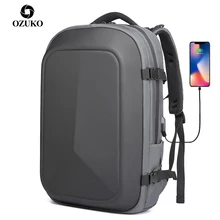 OZUKO, многофункциональный, водонепроницаемый, 15,6 дюймов, рюкзаки для ноутбука, мужские, с usb зарядкой, большой емкости, рюкзаки, модные, мужские, Mochila, новинка