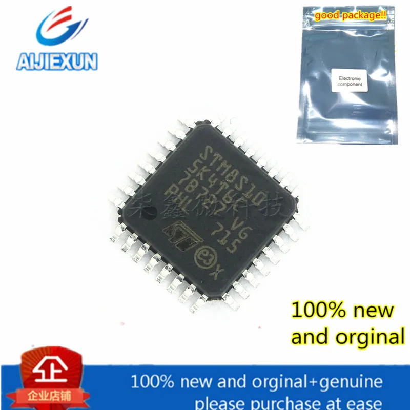 10 шт. 100% новый и оригинальный STM8S105K4T6C LQFP-32 линия доступа 16 МГц STM8S 8-бит