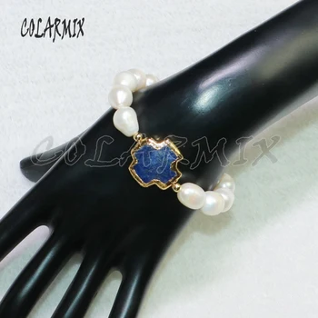 

5 pieces freshwater pearl bracelets beaded jewelry cross bracelets wholesale jewelry crafted bracelets for women 9105