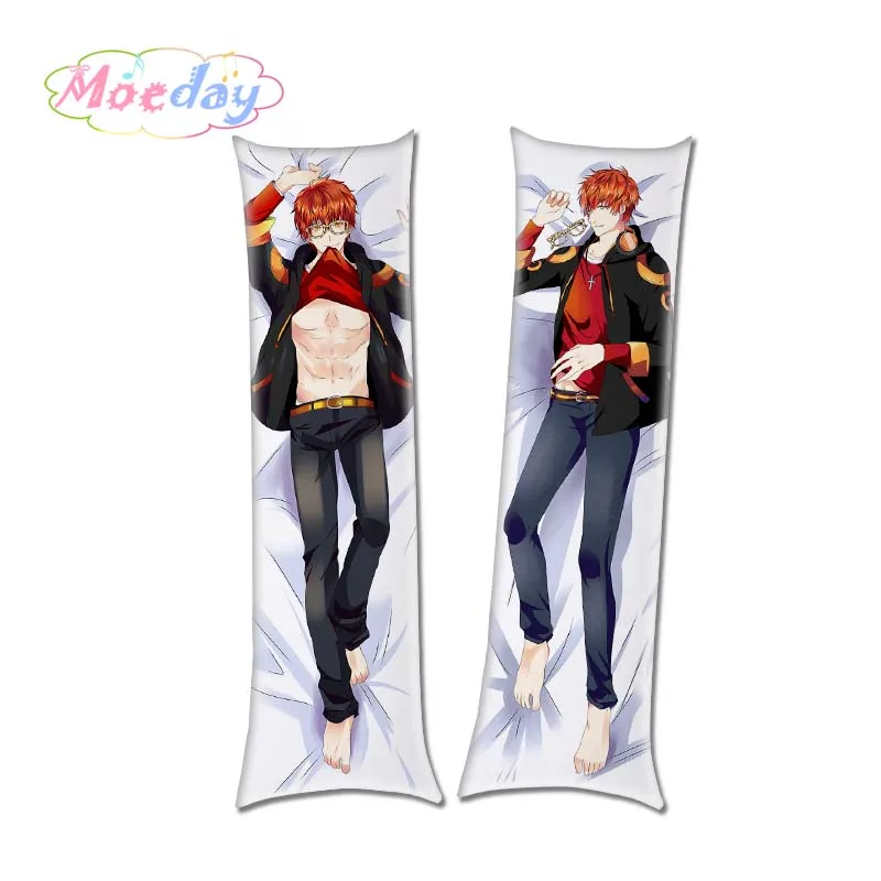 

New Arrival Mystic Messenger Male Characters 707 Luciel Choi Han Jumin Digital Print Hugging Pillow Cases