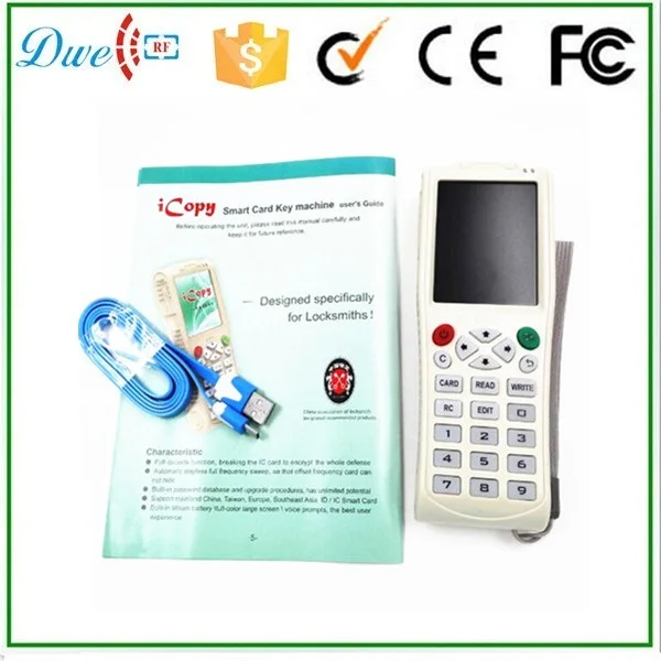 DWE CC RF Nfc ручная rfid карта для записи копировальный аппарат cloner em4100 125 кГц 13,56 МГц Частота