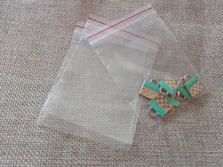 100 шт. Jewelry Ziplock Почтовый Сжатые Блокировка Reclosable Пластик Поли Очистить Сумки Толщина 0.08 мм прозрачный ювелирные изделия пакет сумка