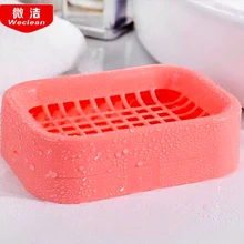 Творческий подставка для мыла туалет ванна квадратный двойной Простые Модные Европейский путешествий пластиковая мыльница