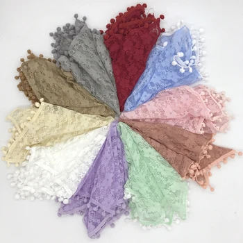 

40*40cm Baby Lace Blanket Photo Prop,Newborn Wrap Swaddle Posing Fabric #P2133