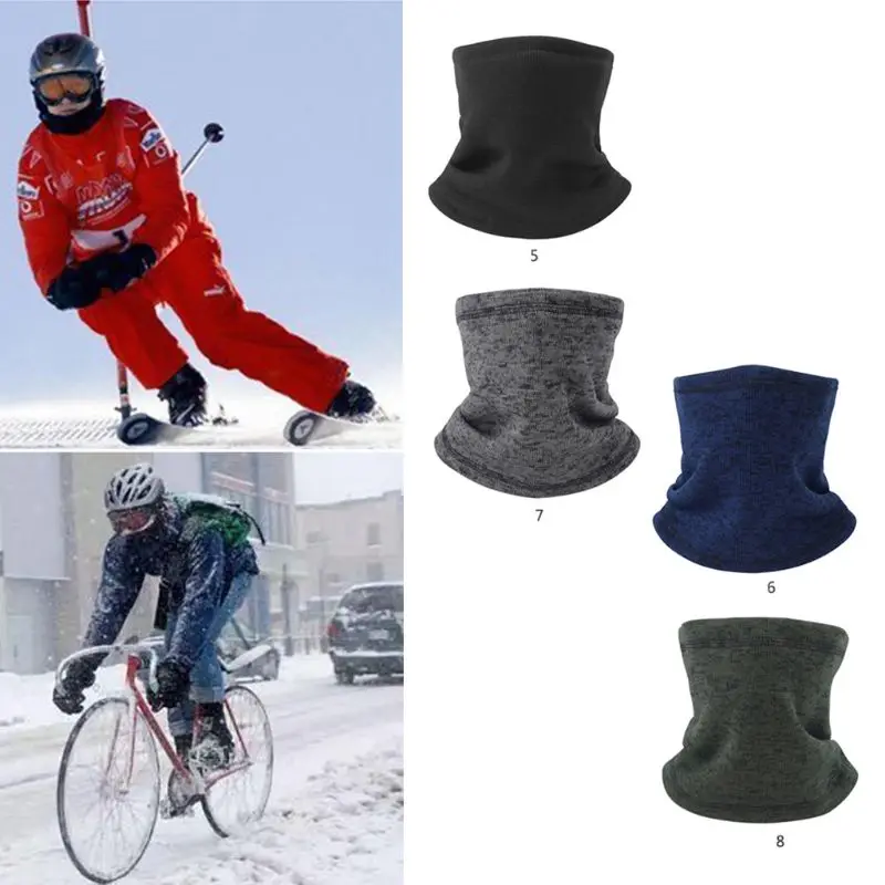 Winter Sport Warmer Neck Gaiter Fleece Face Mask Skiing Cycling