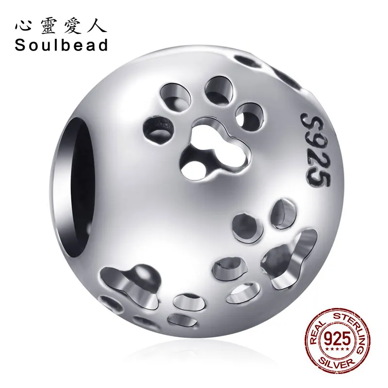 Soulbead, 925 пробы, серебряный шарм из австрийского кристалла, бисер, подходит для браслета Pandora, цепочка, ожерелье и очаровательный браслет для подарков - Цвет: SS2460