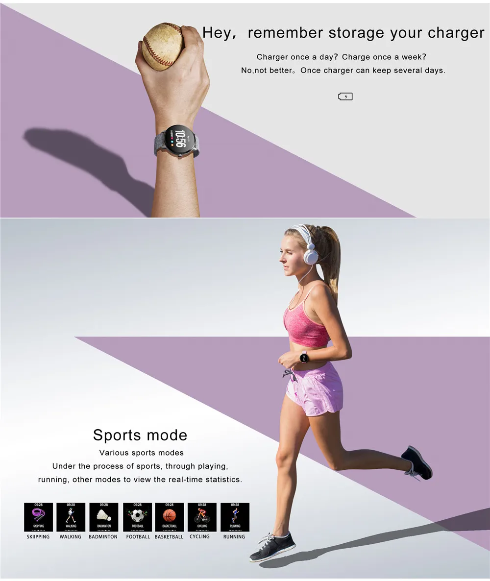 V11 Смарт-часы IP67, водонепроницаемые, из закаленного стекла, спортивные, фитнес-трекер, пульсометр, измеритель артериального давления, мужские и женские Смарт-часы