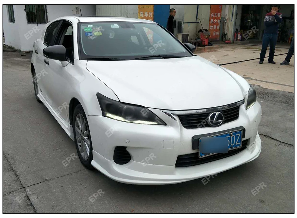 Для Lexus CT200h(2011+) ТМ Стиль FRP стекловолокно передняя половина спойлер тела комплект тюнинг части для Lexus волокна Стекло спереди для губ