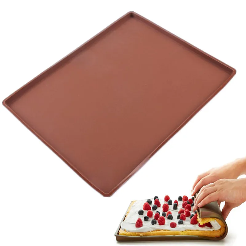 1 Piece Silicone Oven Mat Cake Roll Mat Baking Mat Non stick Silicone