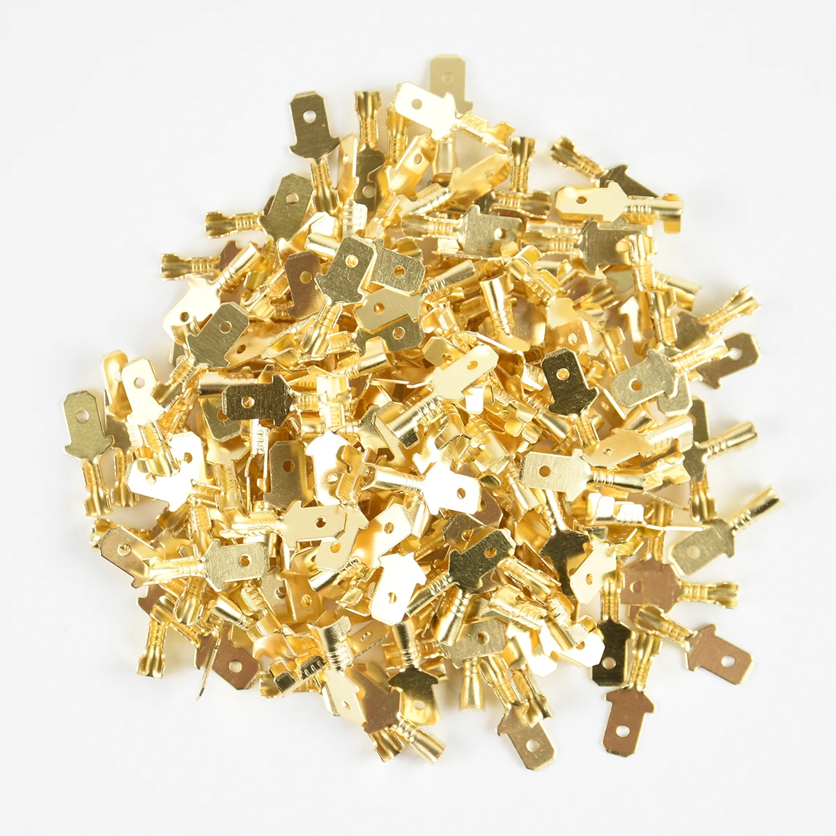100 Pcs Crimp Terminals 2.8 4.8 6.3mm Brass #5