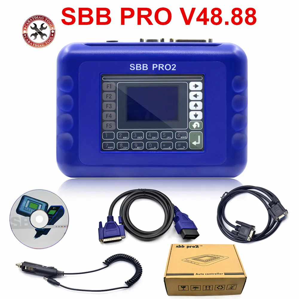 Новейшая версия SBB V48.88 SBB PRO2 обновленная Функция как SBB v46,02/v33,01/v33,02 Мини ZED Bull ключевой программист для автомобилей to2017