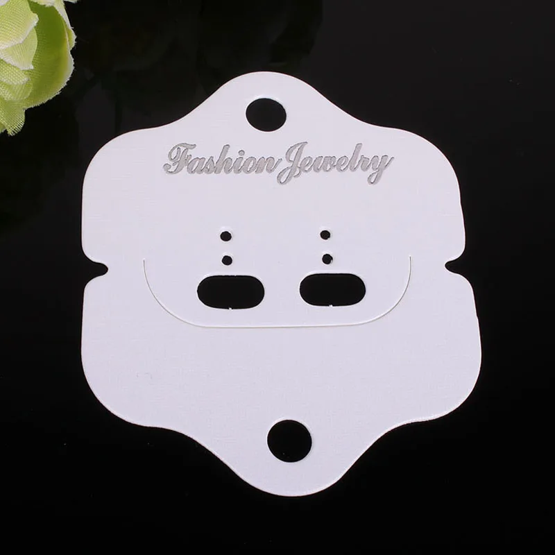

Manufacturer's Direct Packaging Necklace Earrings Set White Card 6.2cm*7.5cm 100pcs