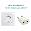 EU Adapter Plug USA to Euro Europe Travel Wall Electrical Power Charge Outlet Sockets US China to EU 2 Round Pin Plug Socket ► Photo 2/6