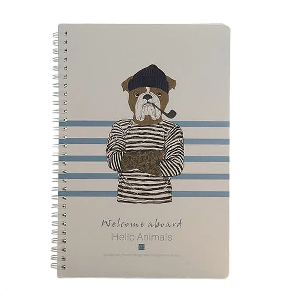 

Joytop Unique Animals Journal Record Notebook Diary Book Stationery Notepad Cartoon Panda Cat Bear Dog Vintage Exercise Book