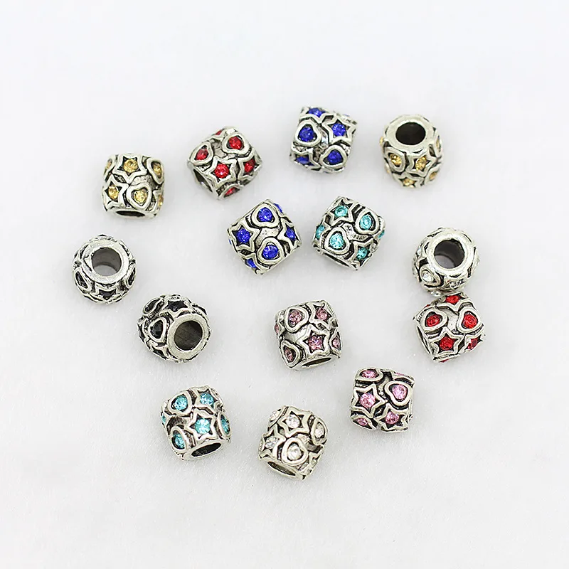 Handmade jewelry accessories manufacturers selling DIY alloy crystal