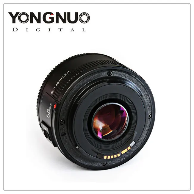 

YN 50mm F1.8 for Canon Port Large Aperture AF Lens AF SLR Portrait Lens SLR Lens Standard Fixed Focus