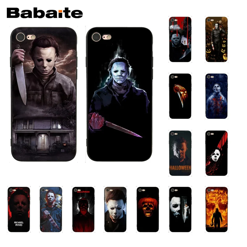 

Babaite Michael Myers Halloween 2018 movies Phone Case for iphone 11 Pro 11Pro Max 5 5Sx 6 7 7plus 8 8Plus X XS MAX XR