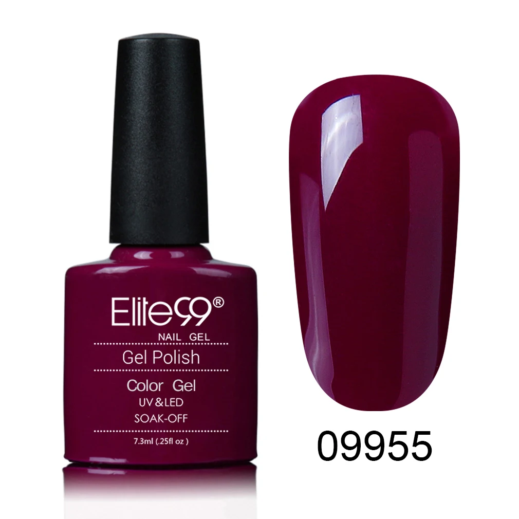 Elite99 7,3 мл замачиваемый УФ-гель для ногтей стойкий лак для ногтей Гель-лак Профессиональный красочный лак для ногтей гель Лидер продаж - Цвет: 09955