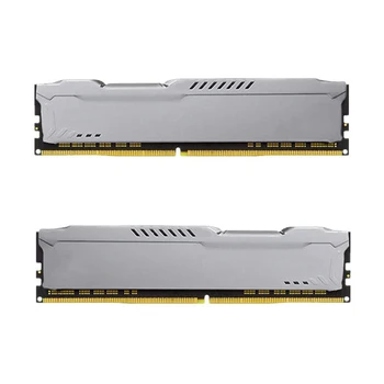 

Newest Silver RAMs Heatsinks Case Computer Components Compatible Main Desktop PC DDR,DDR2,DDR3,DDR4 Main Chassis RAMs Cooling