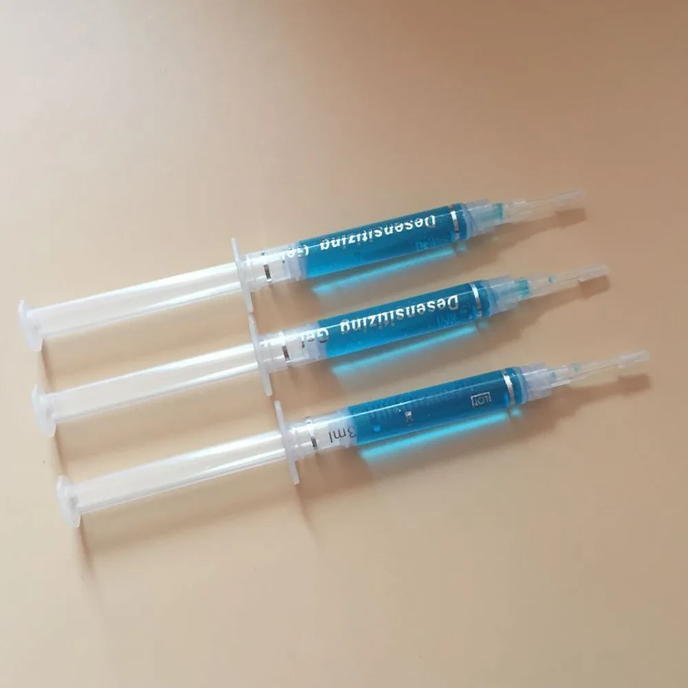 15pcs 10pcs 5pcs professional 3ml Teeth whitening desensitizing gels avoid sensitivity tooth gel