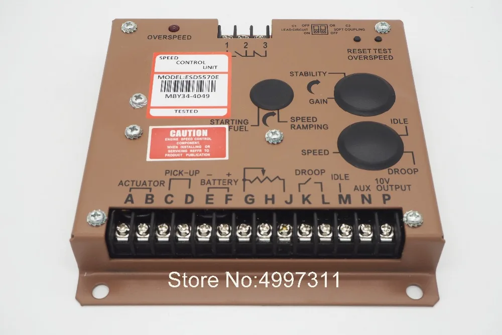 Установка регулятора скорости двигателя/регулятор ESD5570E для дизельного