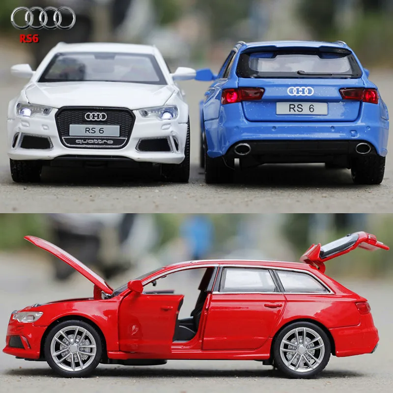 НОВЫЙ 1:32 Audi rs6 Игрушки Автомобиль Классический Сплав Античная Модель Автомобиля