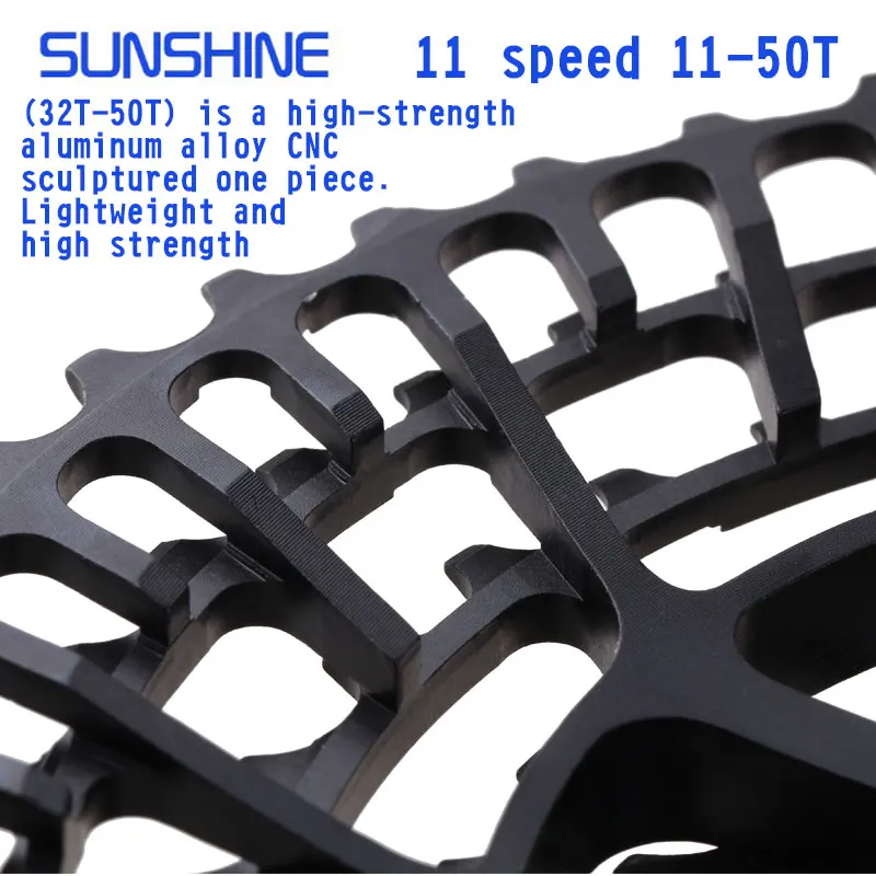 SUNSHNE MTB 11 скоростей 11-50 т кассета 365 г Сверхлегкий велосипед свободного хода 11 Т Запчасти для велосипеда горный для Shimano M9000 M8000 M7000