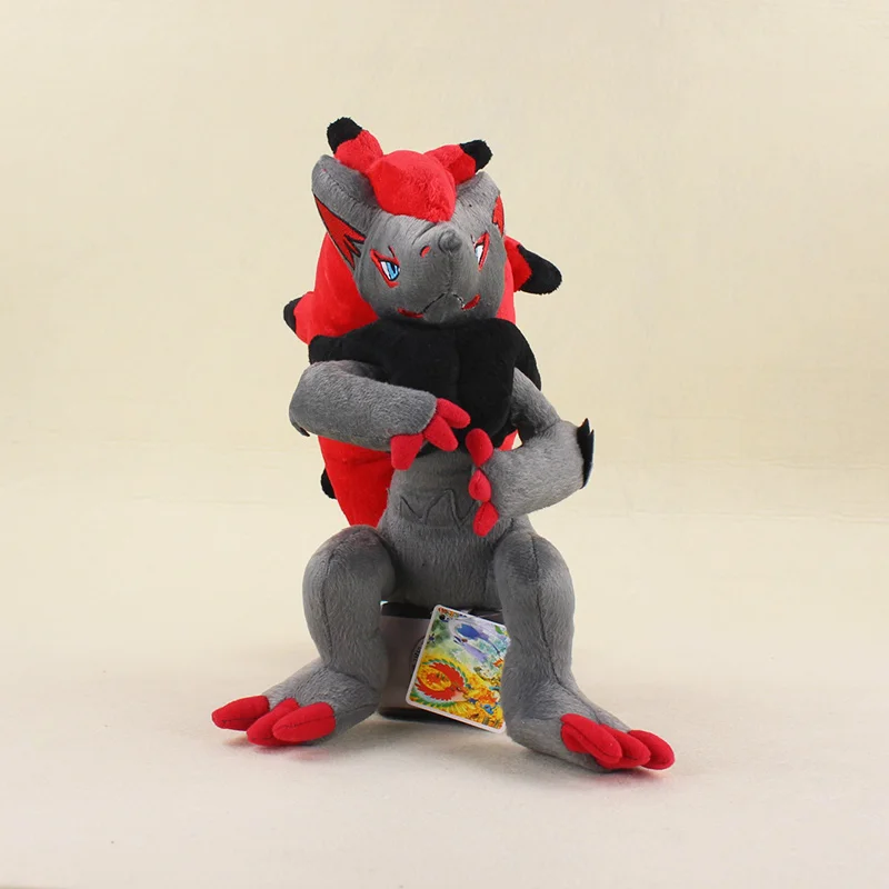 32cm Anime Zoroark Soft Plush font b Toy b font Dolls Stuffed Animal Action Figures font