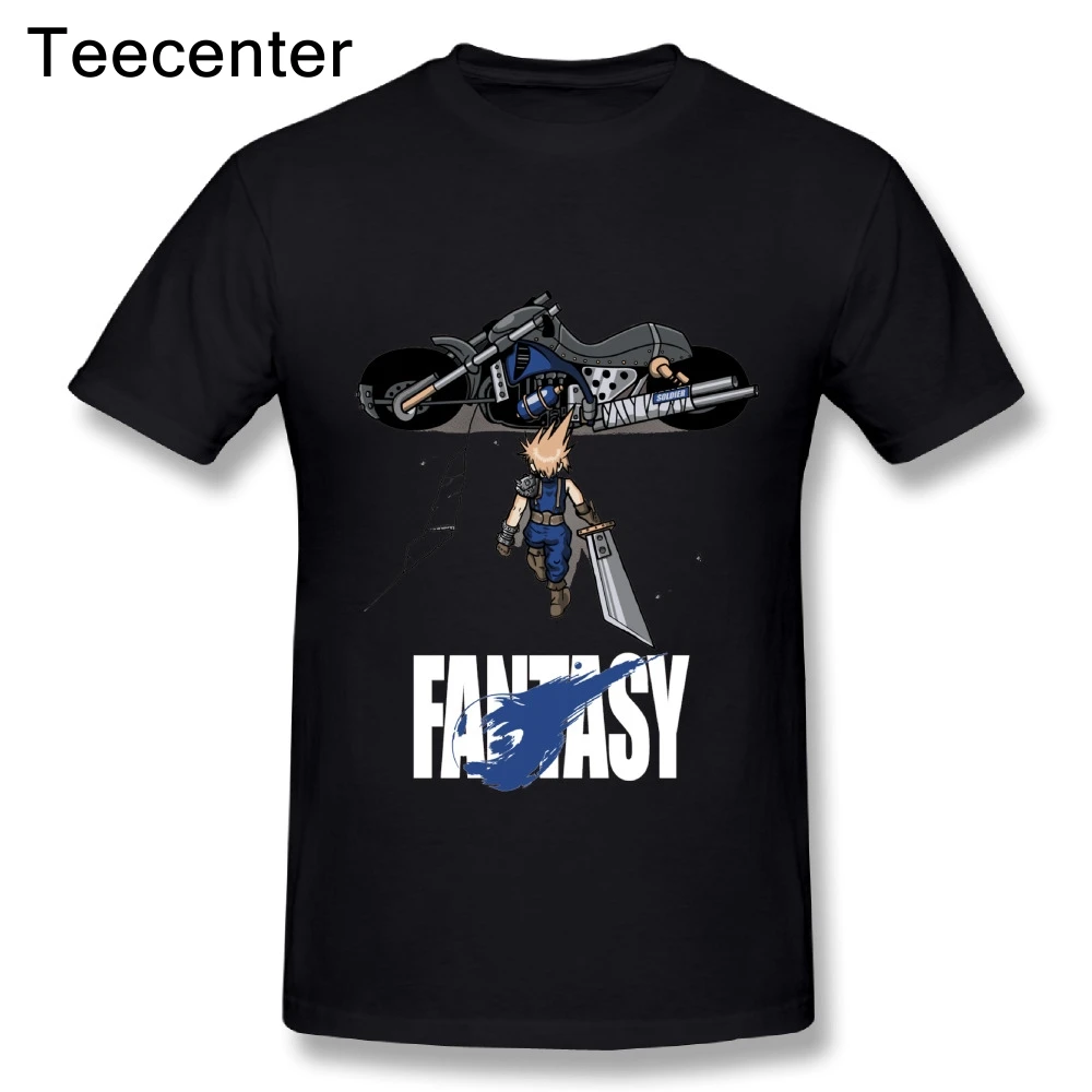 Final Fantasy Novelty T Shirt Popular Game For Male Soft Cotton Plus Size T-Shirt