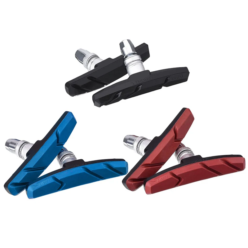 One Pair Mountain Road Bike Brake pads MTB Bicycle Braking V Brake