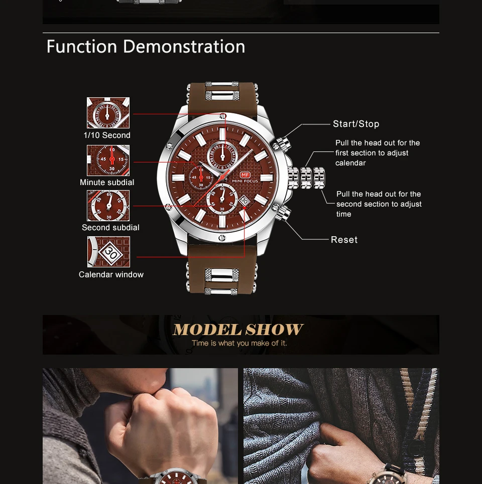 Мини фокус мужские наручные часы кварцевые наручные часы мужские водонепроницаемые хронограф силиконовый ремешок Военные Спортивные часы Relogio Masculino