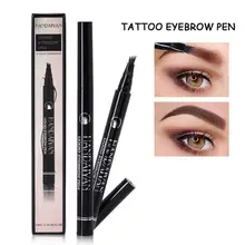 HANDAIYAN, 4 вилки, жидкий карандаш для бровей, микро-резьба, усилитель бровей, водонепроницаемый оттенок бровей, ручка для макияжа бровей, татуировка, ручка