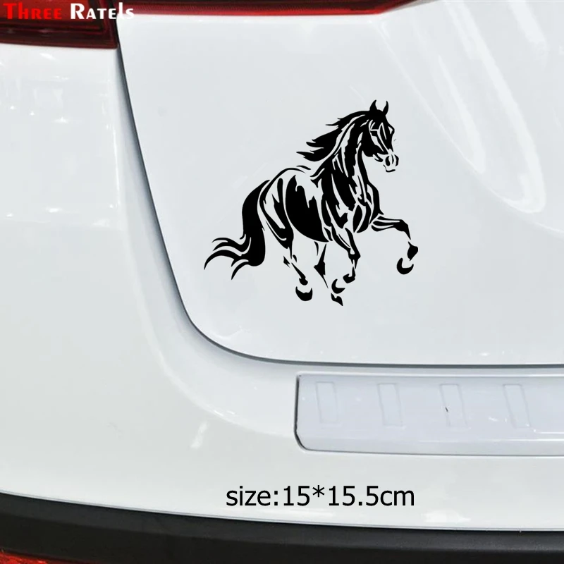 Three Ratels TZ 1445#15*15.5см пентийная лошадь наклейки на авто машину автонаклейка