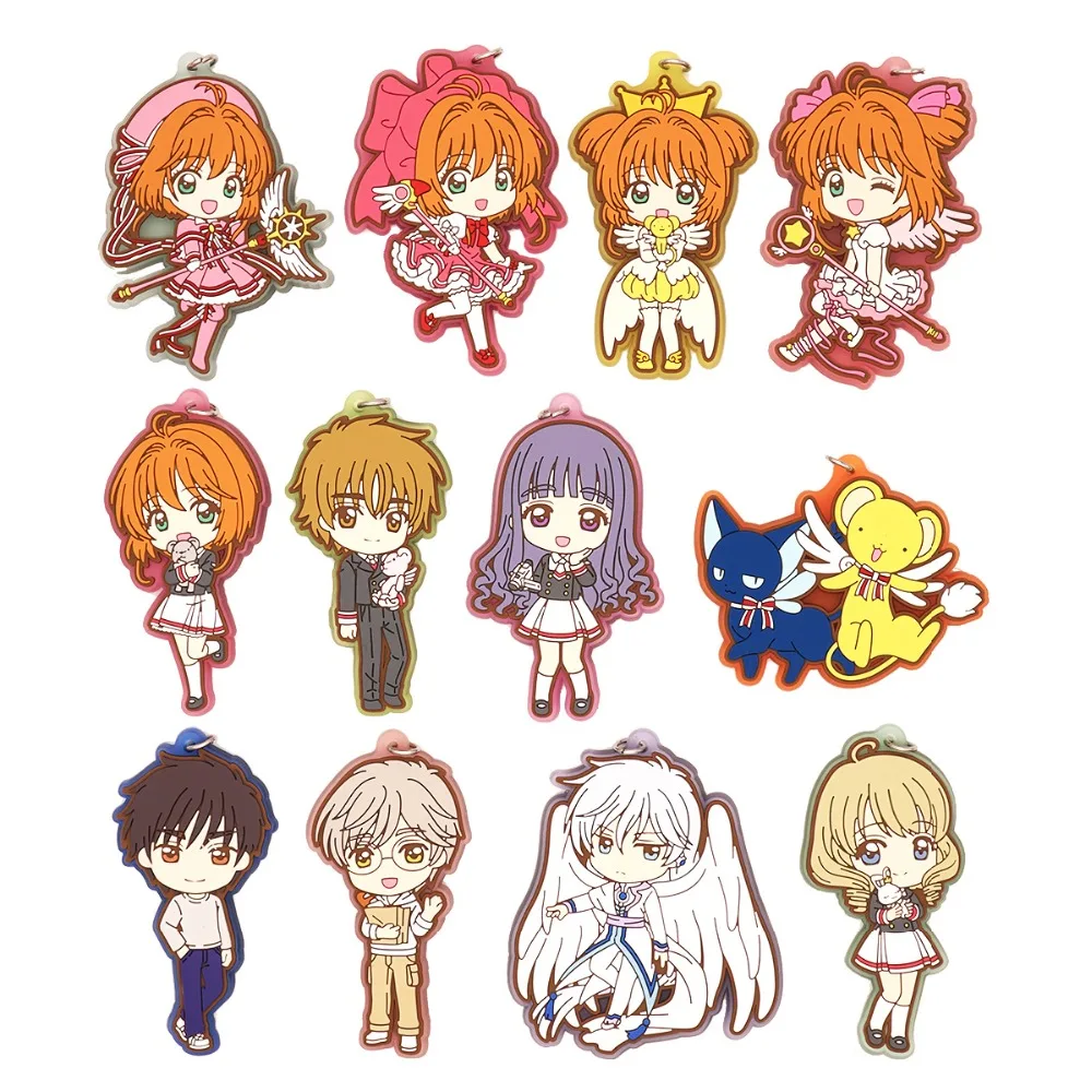 Прозрачная карточка из аниме KINOMOTO SAKURA Yue TUKISIRO YUKITO Daidouji Tomoyo LI SYAORAN TOUYA резиновый
