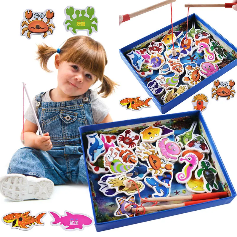 32Pcs-Wooden-Fishing-Toys-Magnetic-Marine-Biological-Congnition-Educational (1)