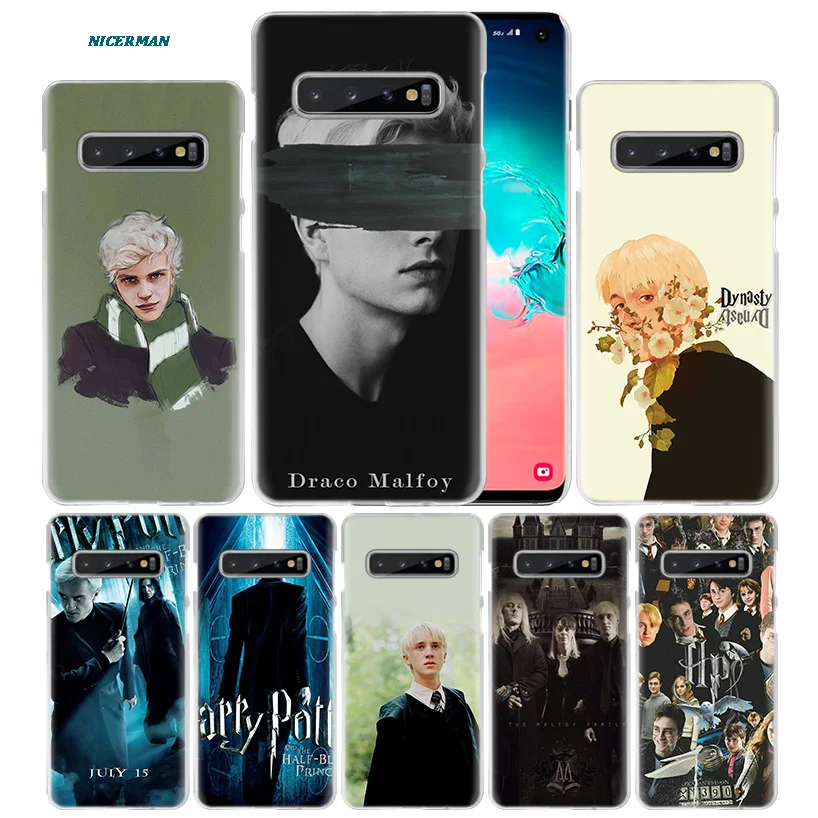 

Draco Malfoy Case for Samsung Galaxy S10 5G S10e S9 S8 M30 M20 M10 J4 J6 Plus J8 2018 Note 8 9 Hard PC Luxury Coque Phone Cover