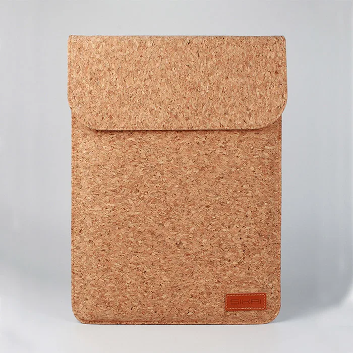 SIKAI пробковая сумка для MacBook Air 11 12 13 дюймов деревянная мягкая кожаная сумка для Macbook чехол для MacBook - Цвет: 12 inch