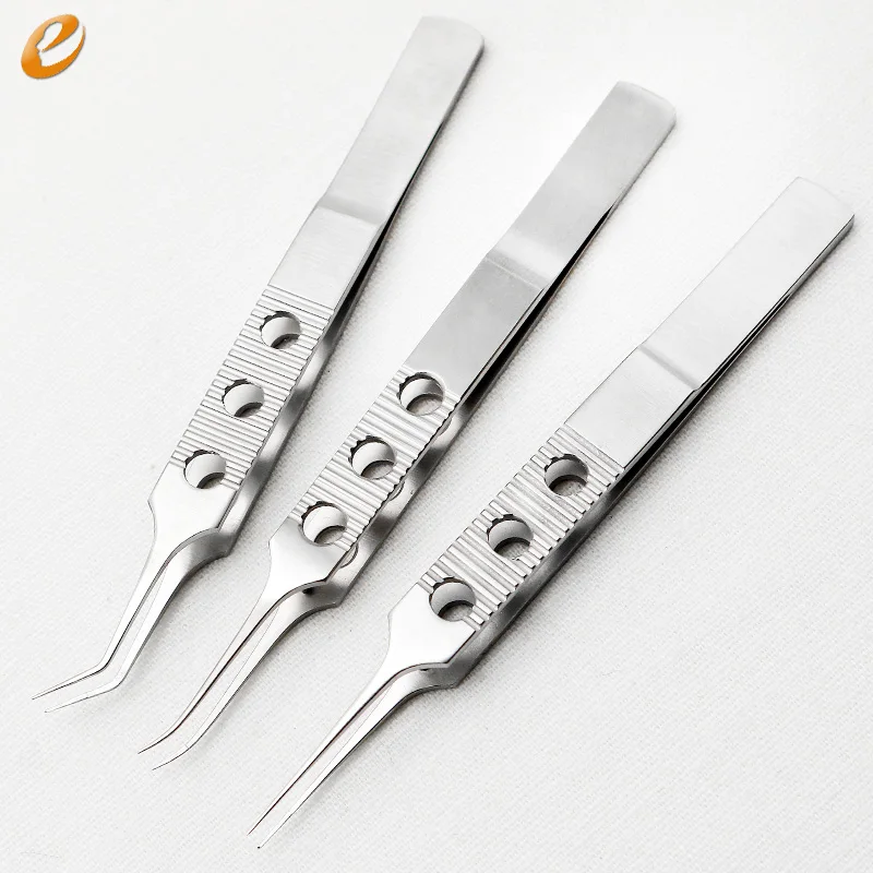 

Eye ophthalmic forceps Cosmetic surgery instruments Double-fold eyelid tool 11cm Tissue forceps