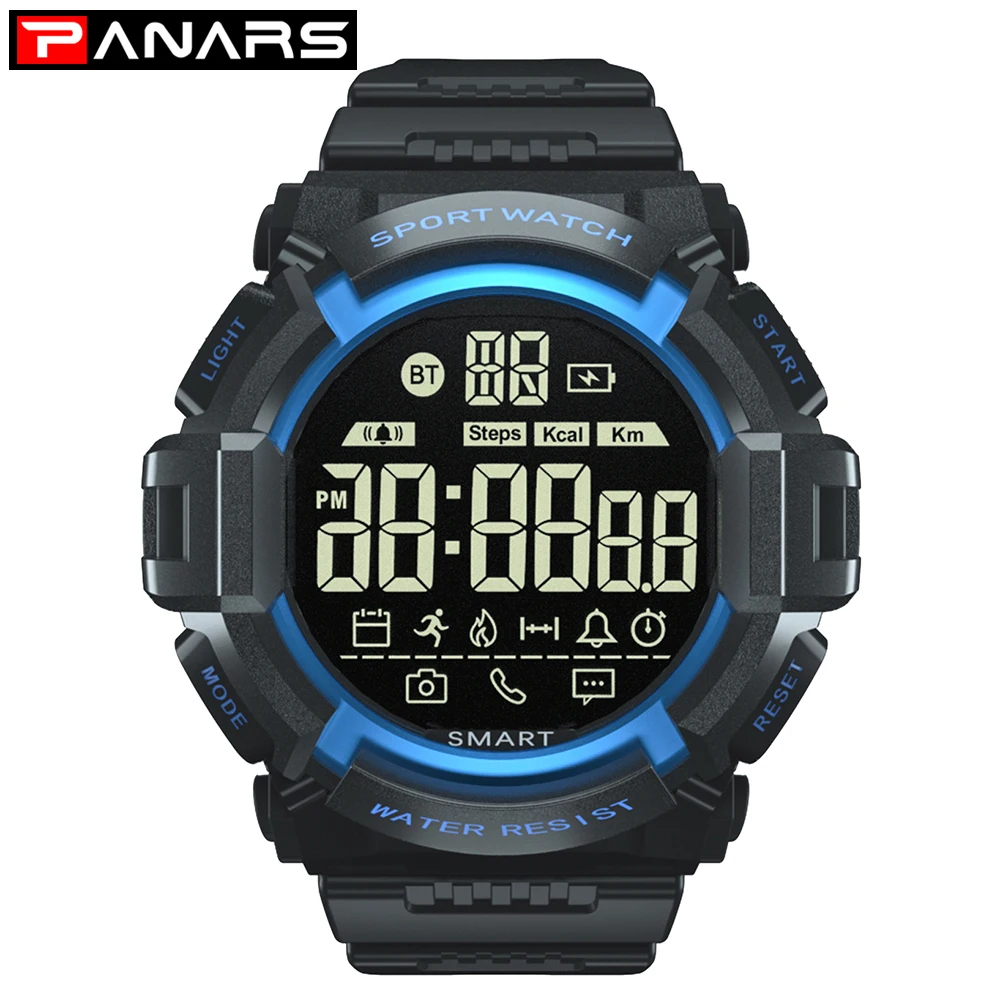 

PANSRS Men's Watch Smart Watch Men Waterproof Android IOS Mens Digital Watches Smart Watch Waterproof GPS relogio masculino