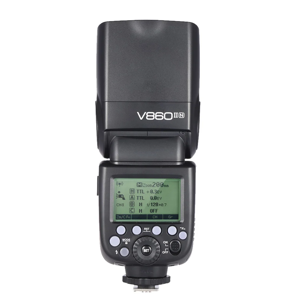 US $242.28 Godox V860IIN TTL Speedlite 24G Wireless LiIon Battery 18000S Flash LightX1TN Flash Trigger Transmitter For Nikon Camera