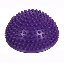 Мяч для йоги мячик для массажа стоп Упражнение тренировка баланса фитнес-зал домашний Spiky полукруглый массажные шары шаговые камни