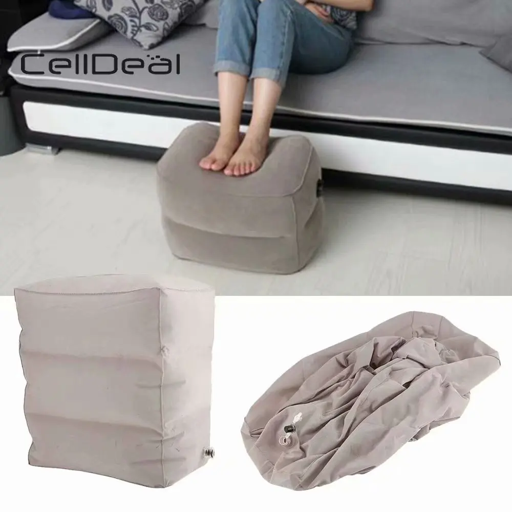 Подушка для путешествий надувная подушка для ног подставка для ног для самолета Дети спящие Sallon диван ПВХ стекаются для отдыха подножки